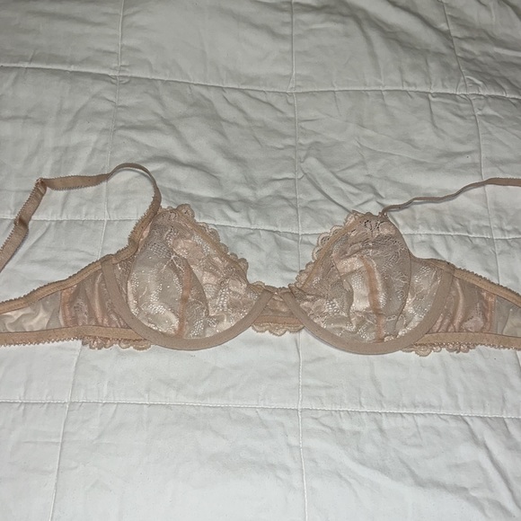 Apt. 9 Sheer Tan Lace Underwire Bra 34C - Picture 9 of 10